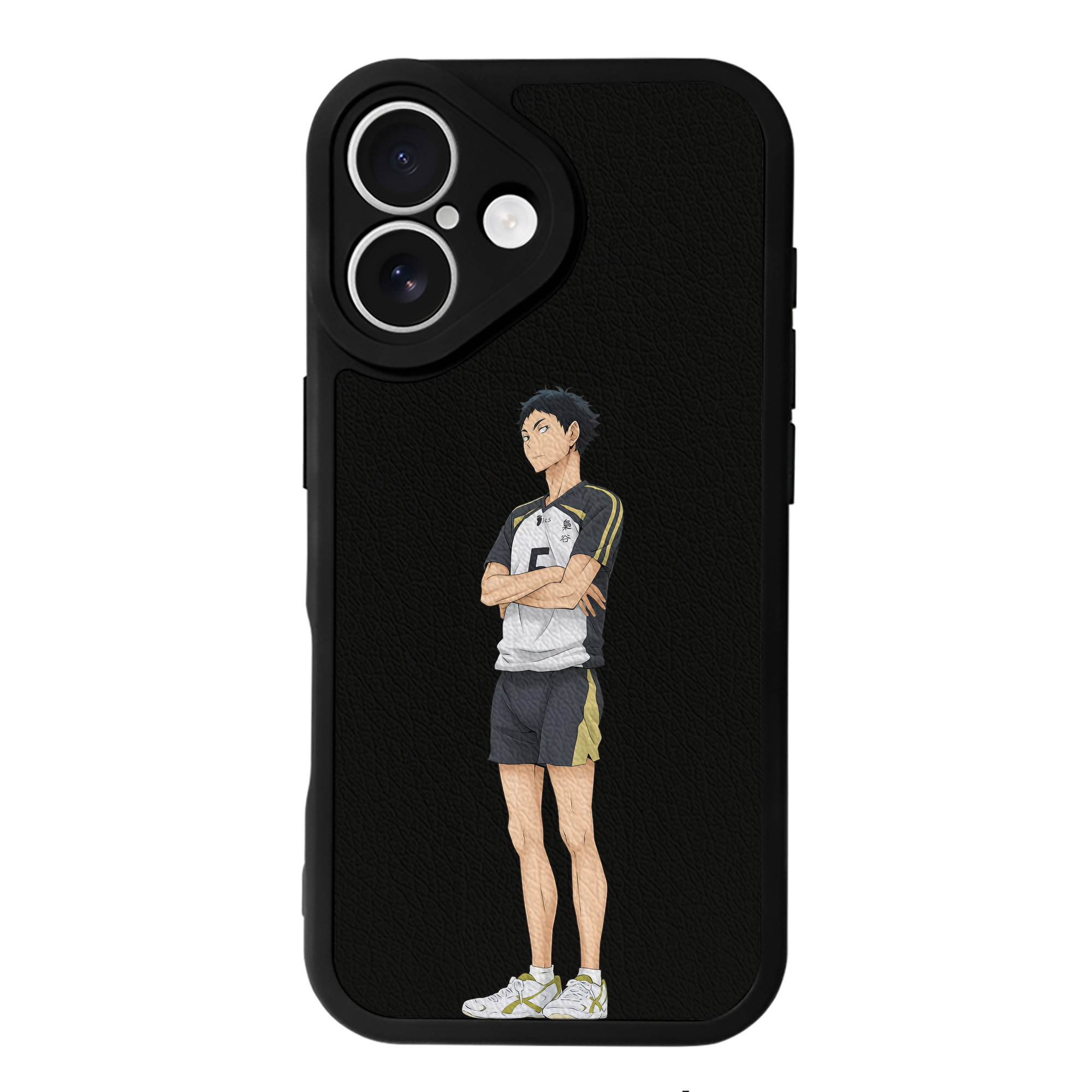 （画像用） ハイキュー!! Haikyu!! 【iPhone 16シリーズ対応】シリコンスマホケース（レザー調） 材質：シリコン